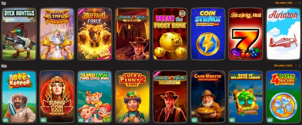 Neon54 Spiele